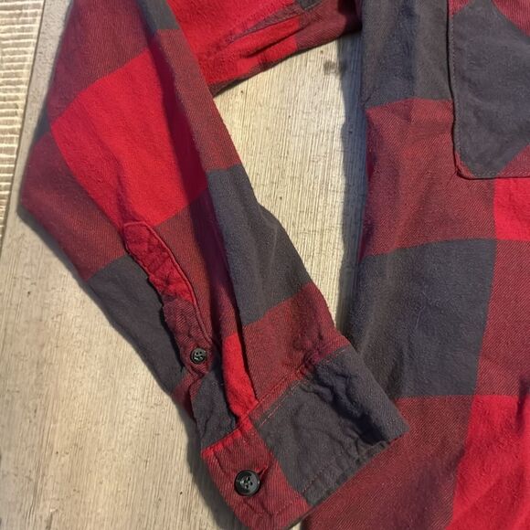 VALOR hooded‎ flannel shirt- size Small - Picture 4 of 8